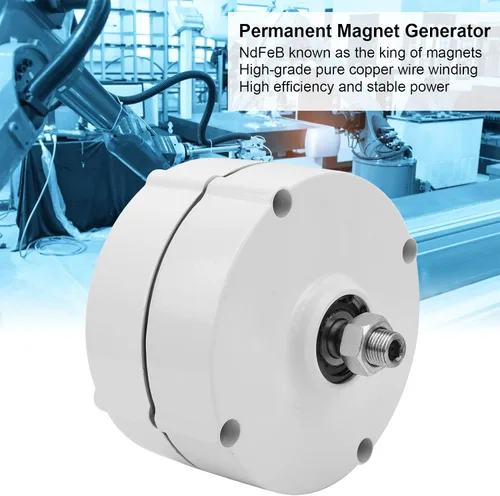 Vista 5 de AVAN-300W alternador trifásico generador de imán permanente, generador eléctrico de imán permanente de alta velocidad de NdFeB de tierras raras