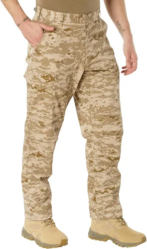 Vista 21 de Rothco: pantalones tácticos BDU – Pantalones cargo resistentes para senderismo al aire libre, EDC, uniforme de trabajo Uniforme de combate