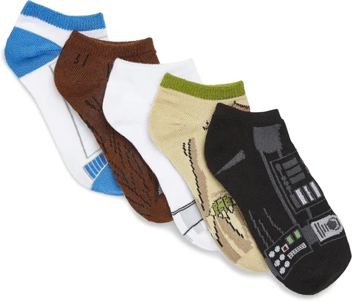 Vista 6 de STAR WARS Paquete de 5 calcetines para niños