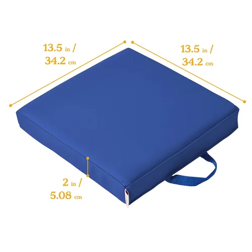 Vista 2 de ECR4Kids SoftZone - Cojines de suelo, cuadrados, asientos flexibles, surtidos, 6 piezas