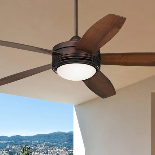 Vista 2 de Casa Vieja Ventilador de techo al aire libre de bronce de la provincia