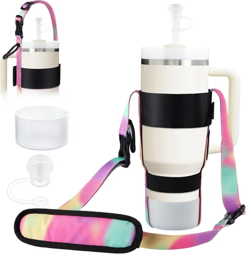 Vista 14 de EasyAcc Correa de Soporte para Botella de Agua, para Owala FreeSip 24 32 40 oz, Hydro Flask, Cirkul, Yeti, Stanley Flip, Botellas de Agua