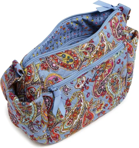 Vista 3 de Vera Bradley Bolso cruzado de algodón para mujer