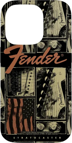 Vista 17 de Fender Funda vintage Stratocaster Americana Distressed Collage para iPhone 17
