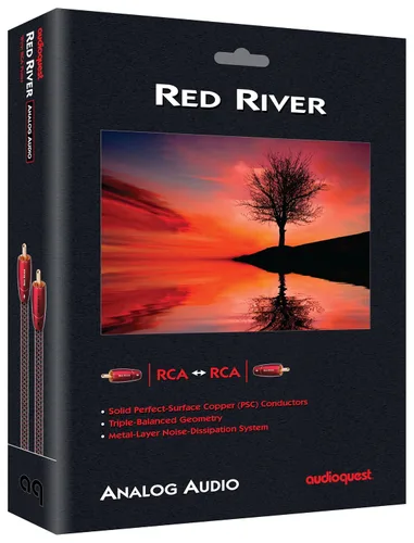 Vista 3 de AudioQuest Cable de interconexión de audio RCA Red River (1.6 ft, par)