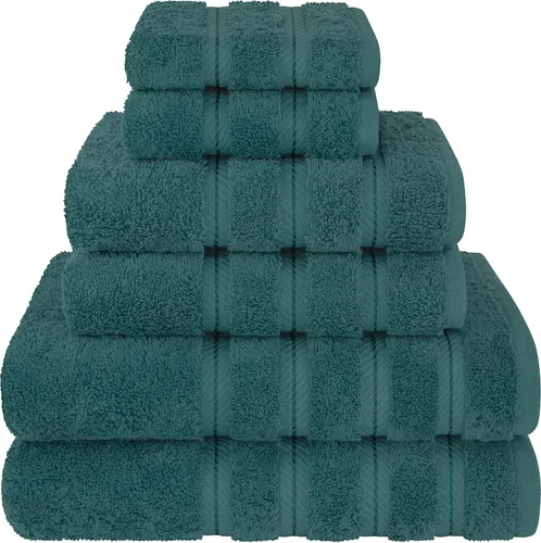 Vista 40 de American Soft Linen - Juego de toallas de 3 piezas, 1 toalla de baño, 1 toalla de mano y 1 toalla pequeña, 100% algodón turco para baño, juego