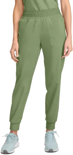 Vista 19 de Cherokee WW Revolution - Pantalones deportivos para mujer, tiro medio Negro