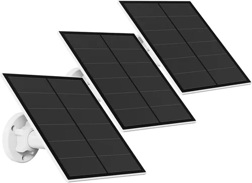Vista 9 de Panel solar de 5 W para cámara de seguridad al aire libre, cargador de panel solar USB de 5 V compatible con cámara de batería recargable