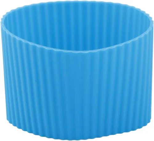 Vista 11 de Uxcell - Protector antideslizante de silicona para botella de cristal, taza y copa. Cubierta protectora para manga, en color negro