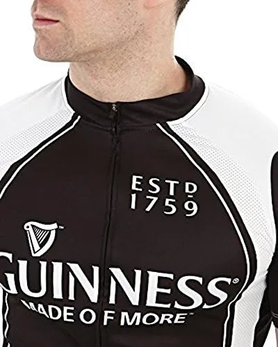 Vista 5 de Guinness - Camiseta de manga corta con cremallera completa y gráficos sublimados