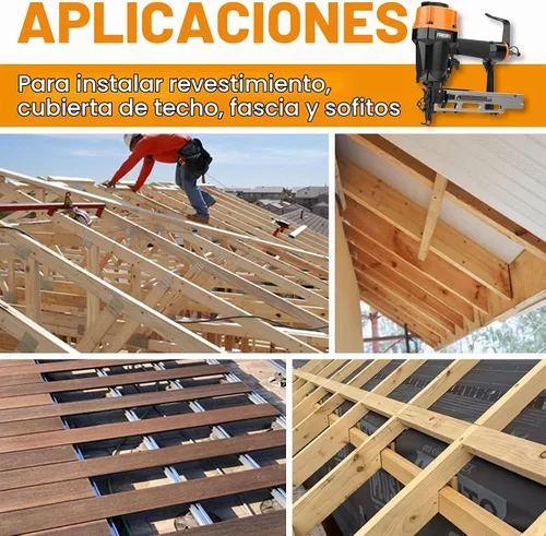 Vista 6 de Freeman Grapadora neumática de corona mediana de calibre 16 de 2 pulgadas con gancho de cinturón de metal ajustable PSS50