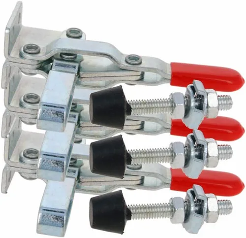 Vista 17 de Utoolmart Herramienta de mano abrazadera de palanca vertical GH-101-B Abrazadera de liberación rápida 220.5 lbs Capacidad de retención 1 PC