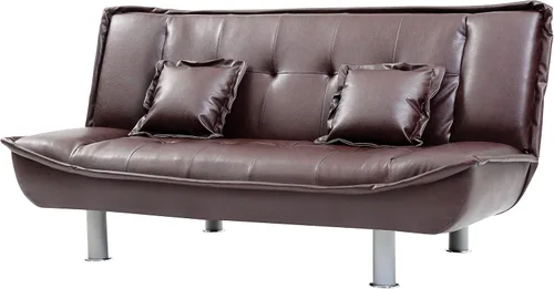 Vista 7 de Glory Furniture Sofá cama futón, color negro