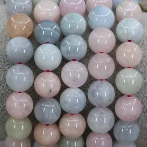 Vista 3 de Pulsera de piedras preciosas naturales de 0.394 in con cuentas redondas ajustables trenzadas de macramé con borlas de chakras y reiki