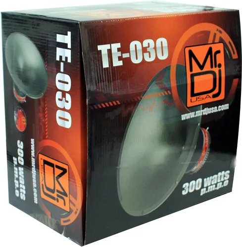 Vista 3 de Mr. Dj TE-030 Tweeter Piezo Bocina Piezoeléctrica P.M.P.O de 12 pulgadas y 300 vatios