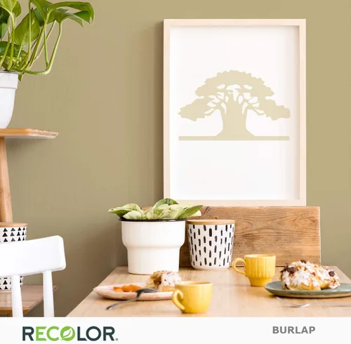 Vista 3 de RECOLOR Pintura de Látex Ecológica Premium para Interiores para Paredes, Muebles y Habitaciones con Acabado Cáscara de Huevo, 1 Cuarto de Galón