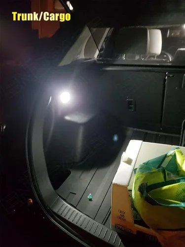 Vista 5 de Kit de 9 luces LED CX5 para interior Mazda CX-5 2013 2014 2015 2016 2017 2018 2019 2020 2021 blanco 6000K paquete de iluminación LED interior +