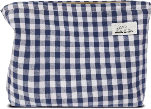 Vista 26 de HAPPYHEIDI Bolsa de maquillaje grande bolsa de cosméticos de viaje, bordado Teabreak Negro Floral