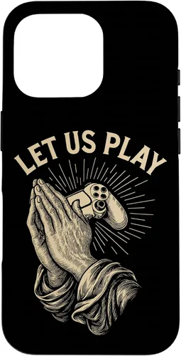 Vista 20 de Funny Gamer Prayer Pun Video Game Controller Retro Gaming Case for iPhone 16