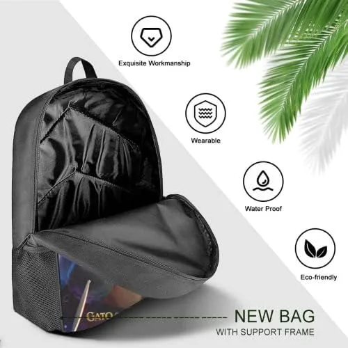 Vista 6 de HANAKA Mochila de viaje de moda con múltiples bolsillos y mochilas multiusos de gran capacidad, 1, Mochilas Daypack