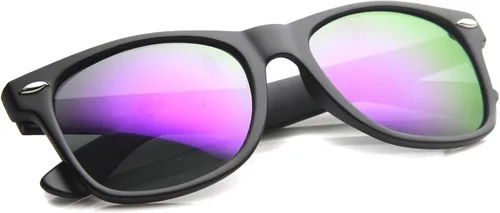 Vista 3 de zeroUV - Gafas de sol con alboroto de cuerno negro mate