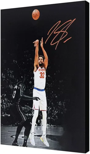 Vista 10 de Póster firmado de baloncesto de la superestrella Jalen Brunson para habitación de niños, fans, decoración de pared del dormitorio, carteles