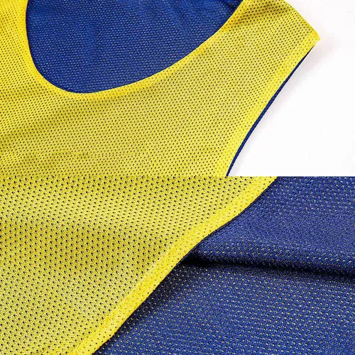 Vista 3 de TopTie Conjuntos de 12 (#1-12) Camiseta sin mangas numerada reversible Pinnies Chalecos de entrenamiento para deportes de fútbol, camiseta de fútbol