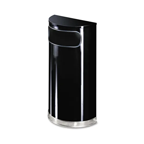 Vista 2 de Rubbermaid, bote de basura comercial de 9 galones, negro, FGSO820PLBK