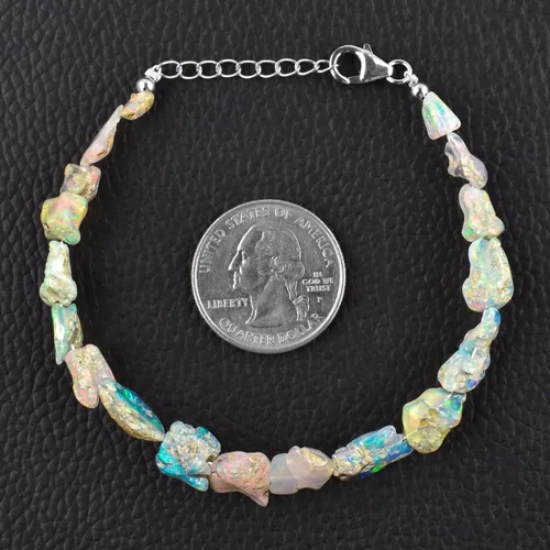 Vista 28 de Pulsera de cristal en bruto