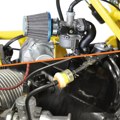 Vista 4 de HOLATO Kit de Carburador PZ19 Carb Filtro de Aire Línea de Combustible para 50cc 70cc 90cc 110cc 125cc Tao Tao GK110 Baja SSR Apollo Coolster Chino