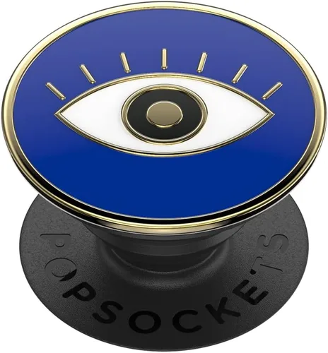 Vista 10 de Agarre para teléfono PopSockets con soporte expansible, agarre adhesivo - Golden Prana Black Sujeción segura y cómoda, anticaída, soporte, luna