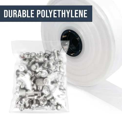 Vista 5 de 8NET - Rollo de plástico transparente de 4 mil, 2 pulgadas x 1075 pies, resina de LDPE segura para alimentos, ideal para embalaje, almacenamiento e