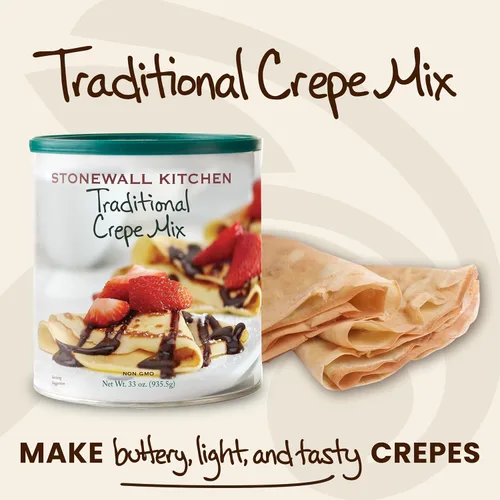 Vista 2 de Stonewall Kitchen Mezcla para Crepes Tradicional (33 onzas)