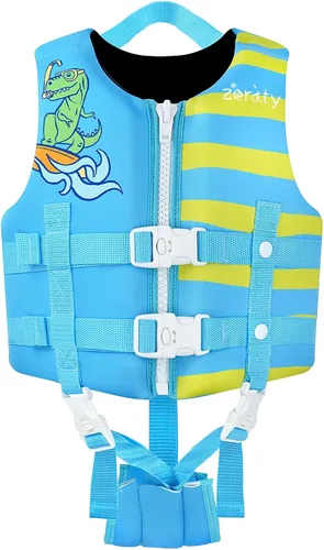 Vista 14 de Zeraty - Chaleco de natación para niños de neopreno, chaleco flotante para niños, ayuda para nadar para niños niñas y niños, 20-30-40-50-60-70-80