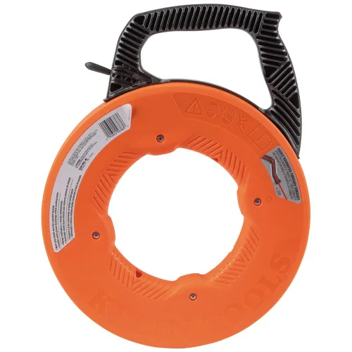 Vista 10 de Klein Tools 56383 - Cinta eléctrica no conductora para pesca, extractor de alambre de fibra de vidrio multi ranura, punta de nylon, carcasa y mango