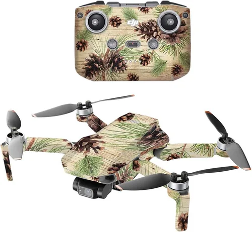Vista 7 de MightySkins - Compatible con DJI Mini 2 Dron portátil – Estrella del ejército Funda protectora de vinilo duradera y única Fácil de aplicar