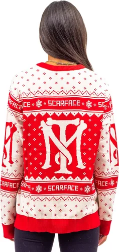 Vista 6 de Scarface The World is Yours Tony Montana Ugly Christmas Sweater, Multi colorido