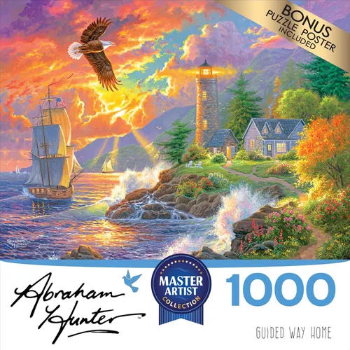 Vista 3 de RoseArt - Abraham Hunter - Guided Way Home - Rompecabezas de 1000 piezas para adultos