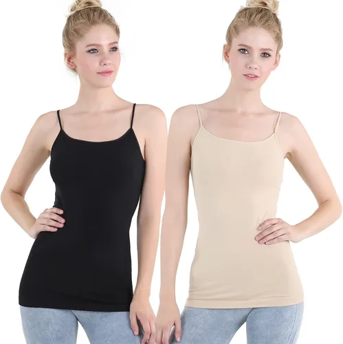 Vista 6 de NIKIBIKI Camisola básica sin costuras para mujer, fabricada en Estados Unidos, talla única