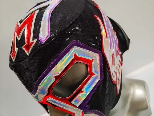 Vista 8 de Muerte MASK Wrestling MASK Luchador - Disfraz de luchador