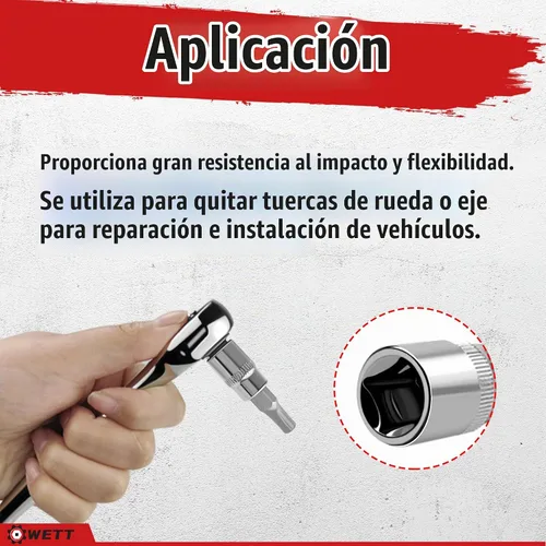 Vista 7 de WETT Master Torx Bit Socket y Juego de Enchufe Torx Externo, Juego de 60 Piezas de 1/4", 3/8", 1/2" de Unidades de Enchufes de Broca E-Torx