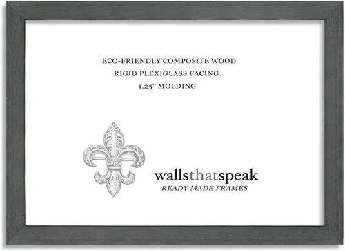 Vista 13 de wallsthatspeak Marco de rompecabezas, granero americano, 19x13