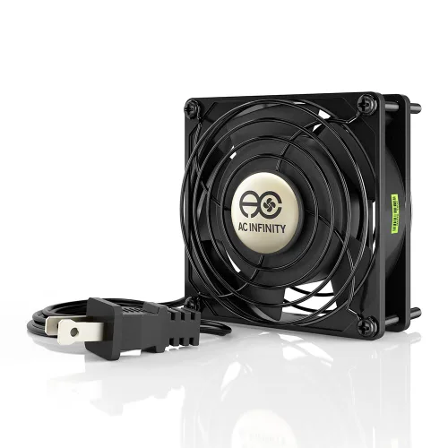 Vista 23 de AC Infinity AXIAL 8025, ventilador para magdalenas, 120 V CA 3.150 in x 0.984 in de alta velocidad, certificado UL para proyectos de escape