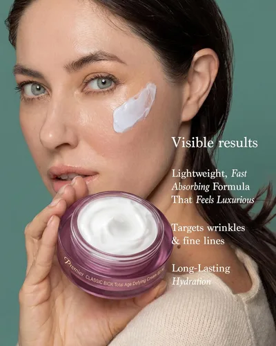 Vista 3 de Premier Dead Sea BIOX - Crema antiedad que desafía la edad, hidratante facial, crema facial antienvejecimiento, crema intensiva antiarrugas