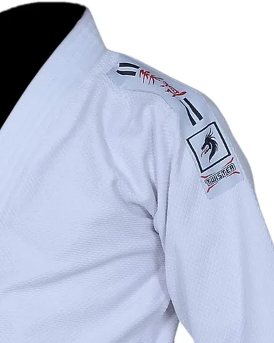 Vista 3 de Judo Gi Black Tiger Judo Uniforms Gi M/O Premium Quality Cotton Grain Cloth 450GRM, con cinturones gratis
