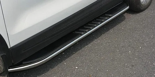 Vista 6 de FANTE 2 protectores de acero inoxidable para Mercedez Benz GLB 2020-2022