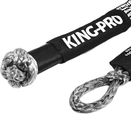 Vista 6 de KING-PRO Grillete suave sintético de 1/2 x 24 pulgadas, grillete suave, 42,000 libras, resistencia a la rotura, grillete de cuerda de recuperación