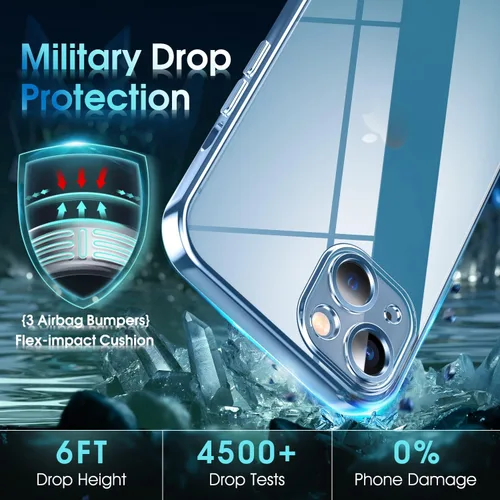 Vista 208 de Supdeal Funda cristalina transparente para iPhone 11, [No se amarillea] [Protección de la cámara] [Probado contra caídas de grado militar] Funda
