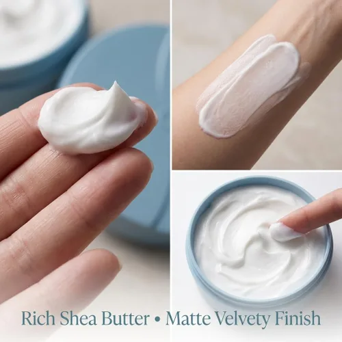 Vista 4 de SEACRET Body Butter - Una rica crema hidratante corporal con manteca de karité, manteca de cacao, vitaminas E y C y minerales del mar muerto