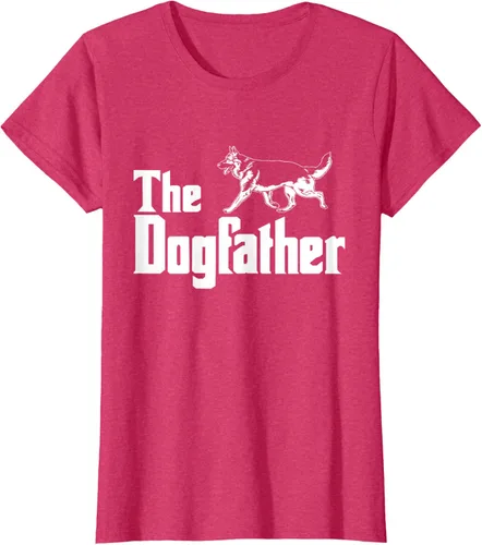 Vista 11 de The Dogfather Pastor Alemán - Camiseta de regalo divertida, Negro, S